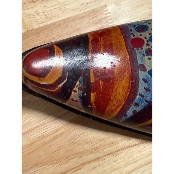 Corkys Nomad Yippy Multicolor Abstract Print Rain Boots 2" Heel Size 11 - Picture 5 of 7